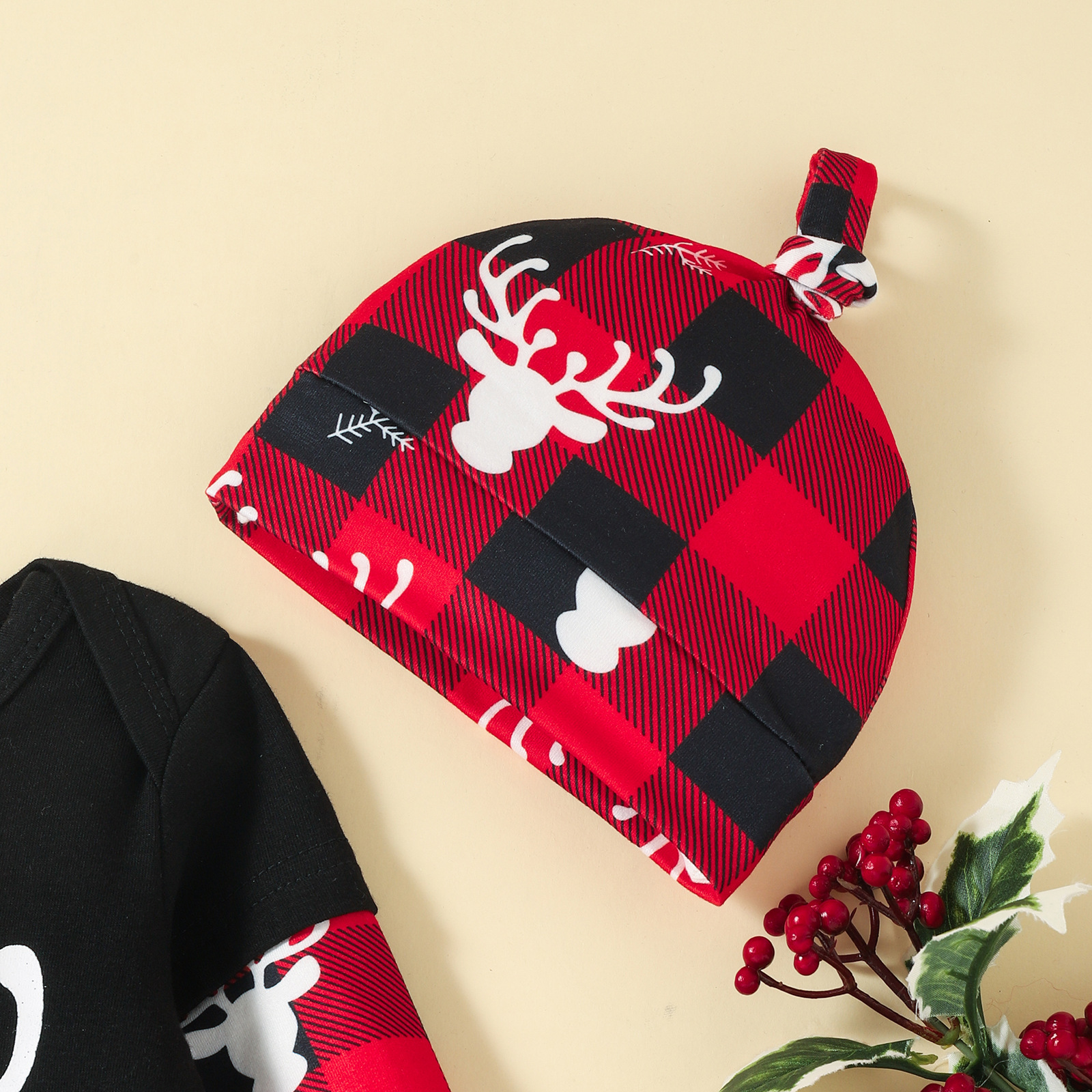 3Pcs Infant Baby Boy Christmas Outfit
